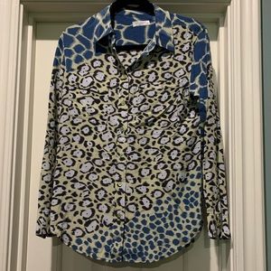 Equipment button down blouse